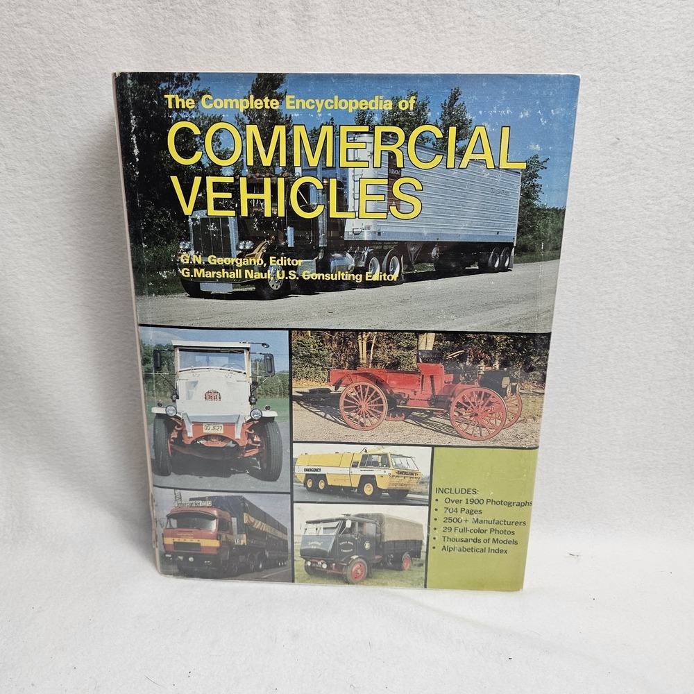 Georgano ~ The Complete Encyclopedia of COMMERCIAL VEHICLES ~ 1979 HB DJ 1st Ed